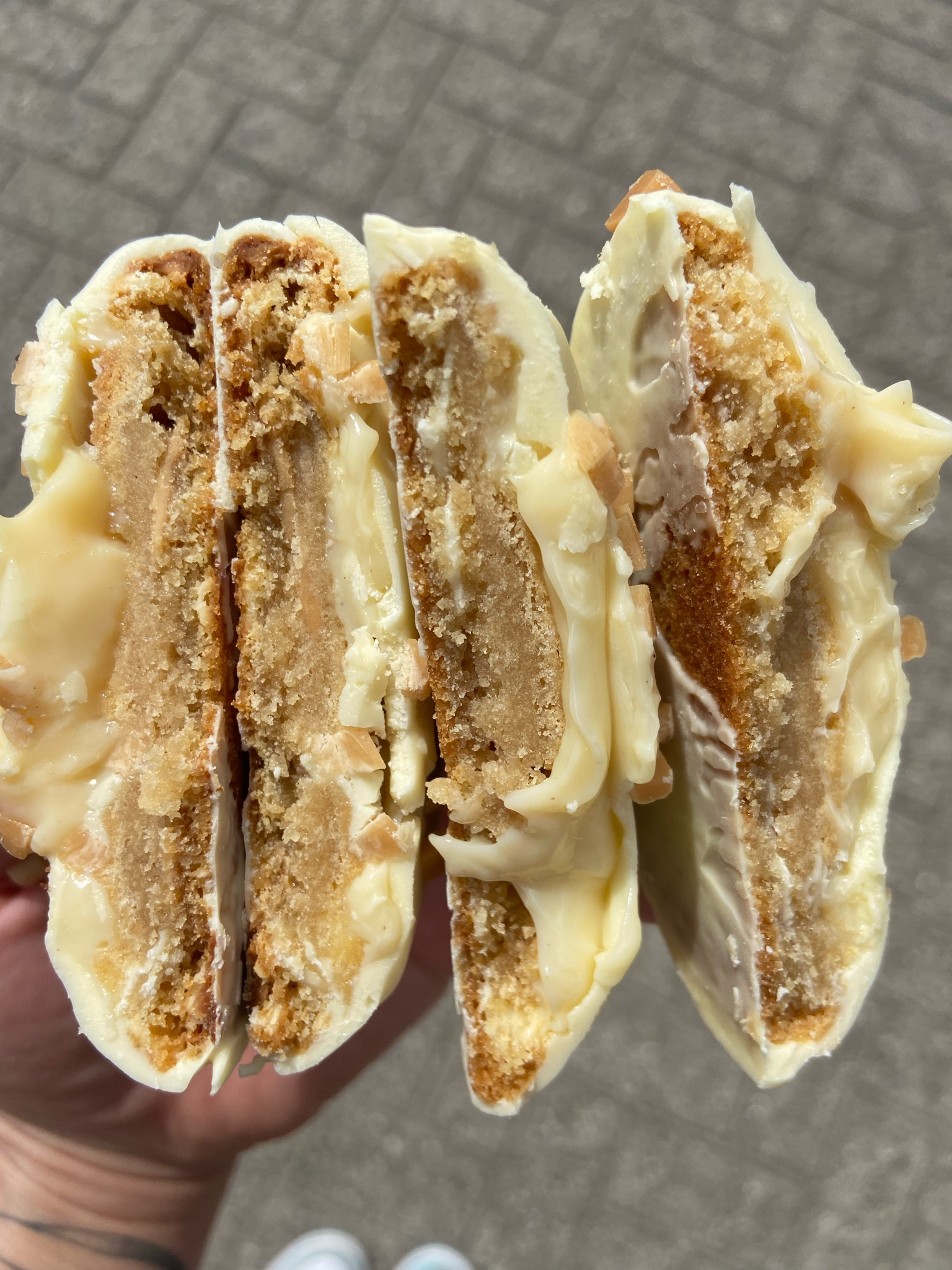 Crème brûlée snap
