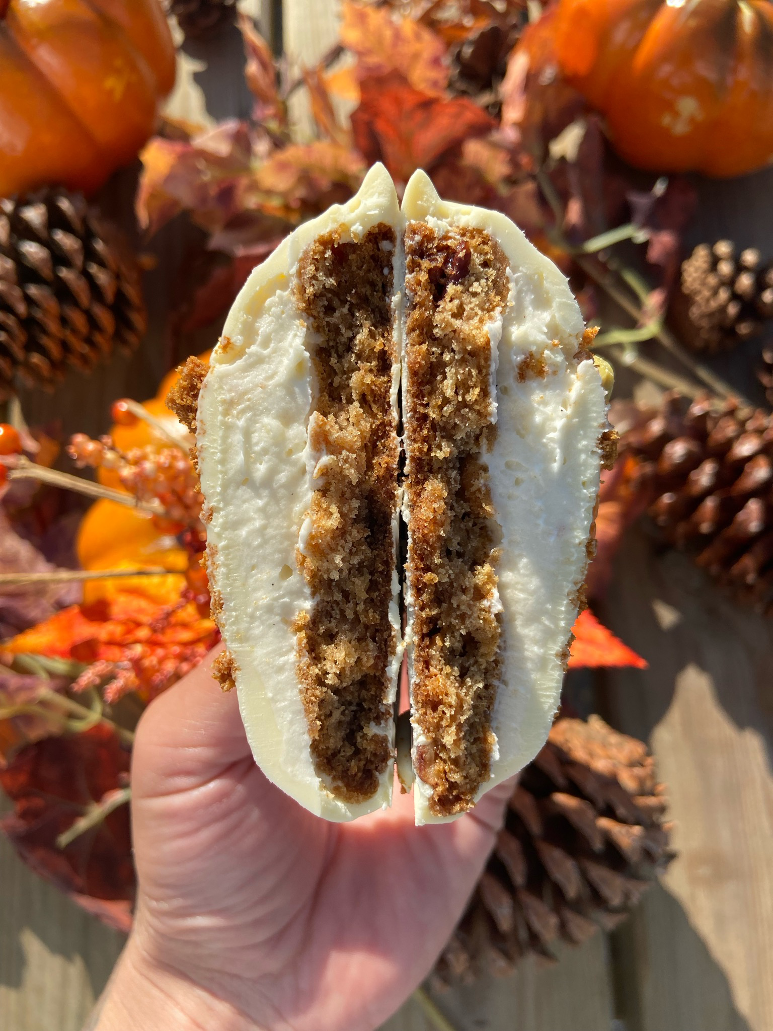 Carrot cake snap