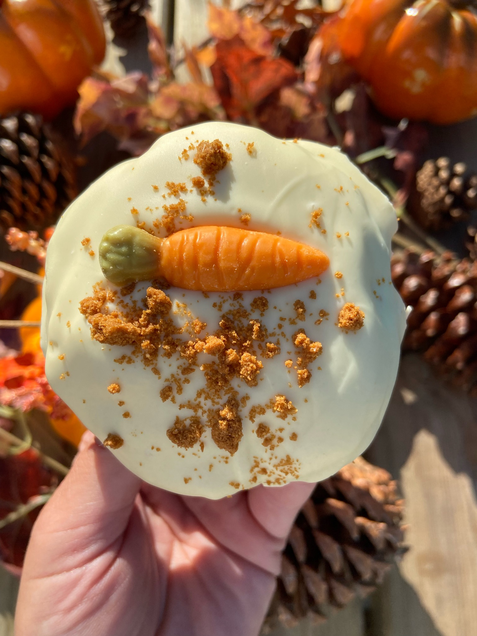 Carrot cake snap
