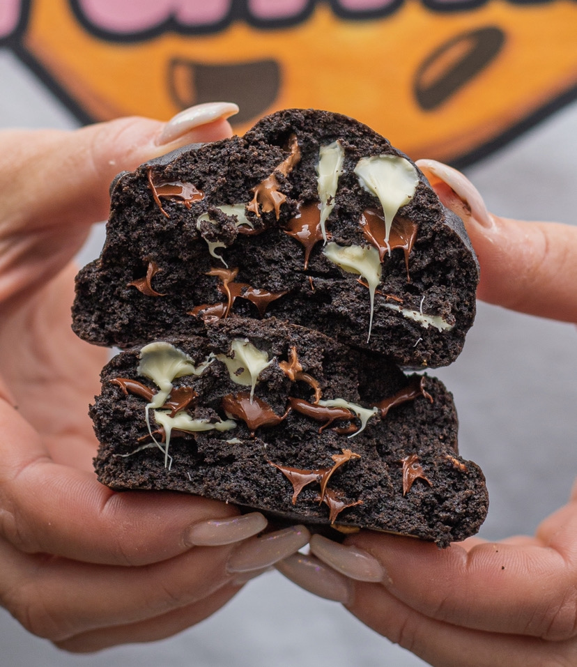 Dreifacher Schokoladensplitter