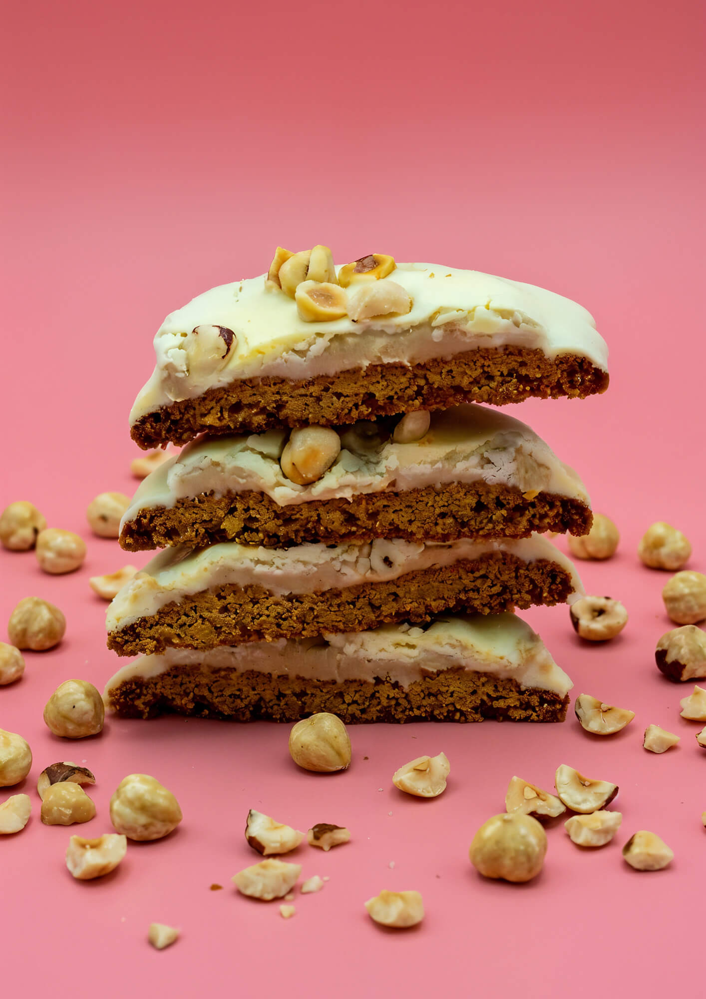 Bueno White Snap Humble & Crumble doorgesneden