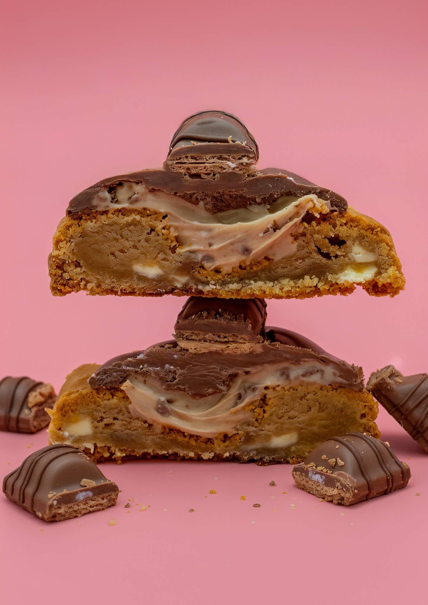 Kinder Bueno Cookie Humble and Crumble doorgesneden