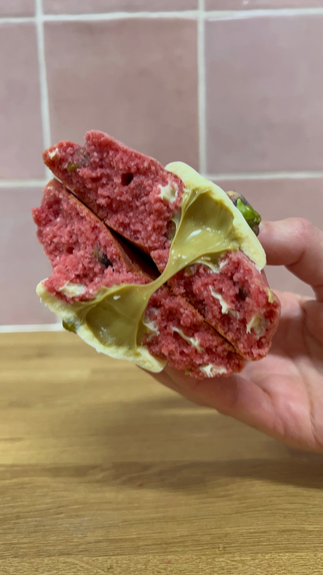Pink velvet pistache NIEUW!