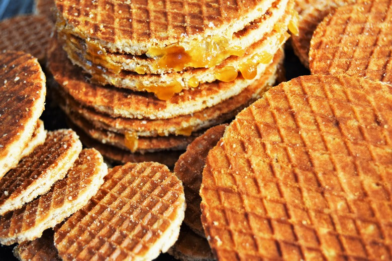 Stroopwafel snap wit