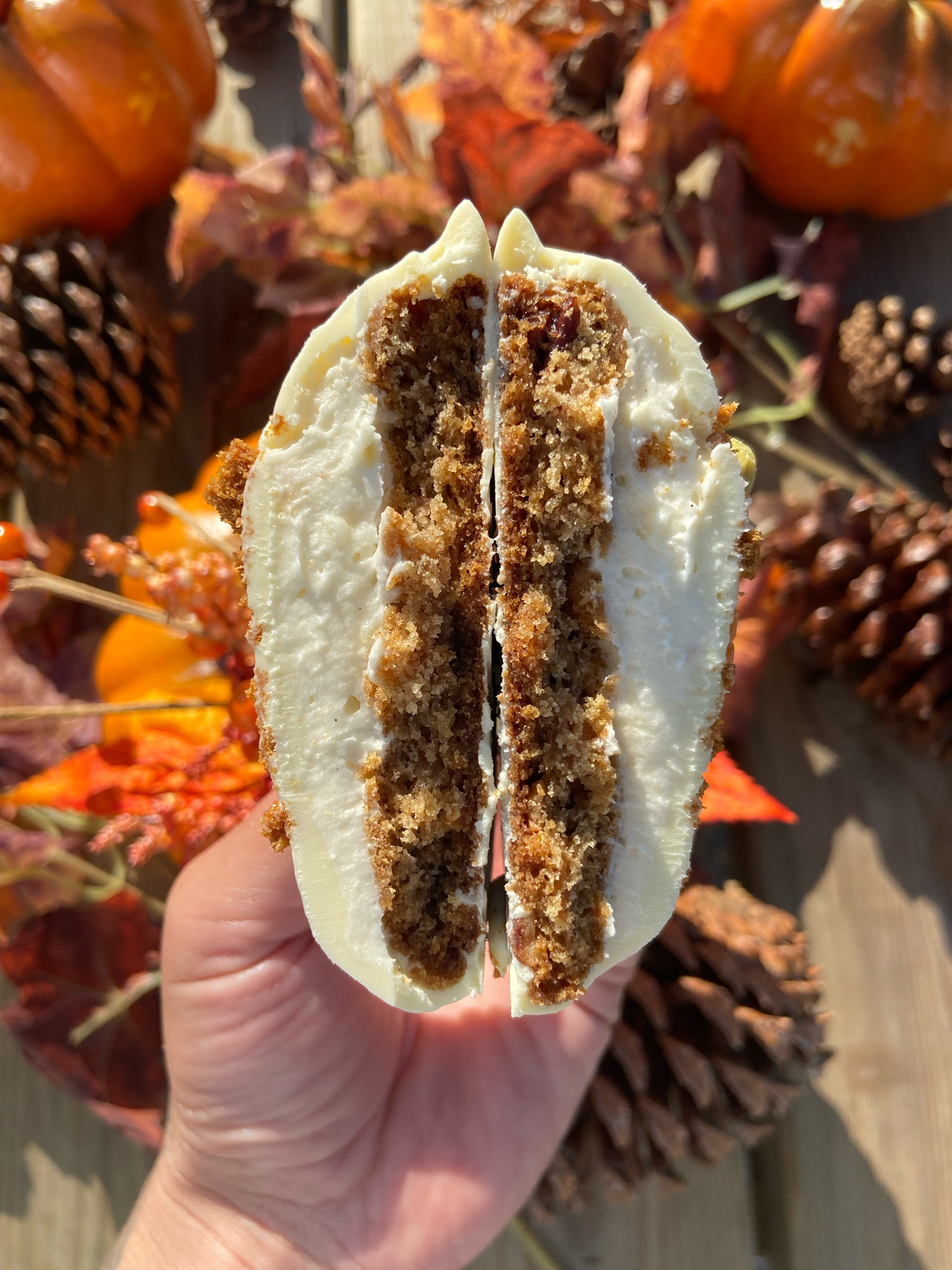 Carrot cake snap