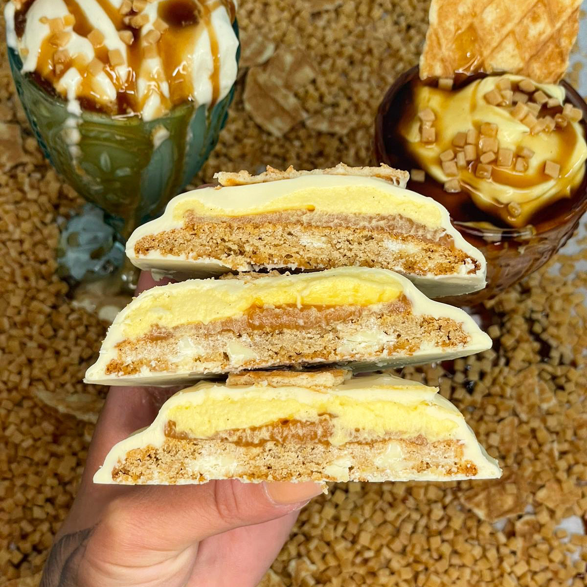 Sundae caramel snap