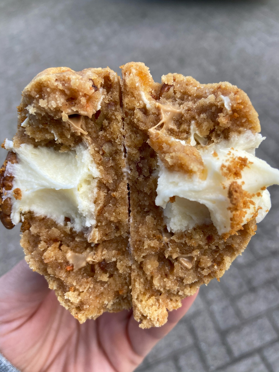 Carrot cake cookie