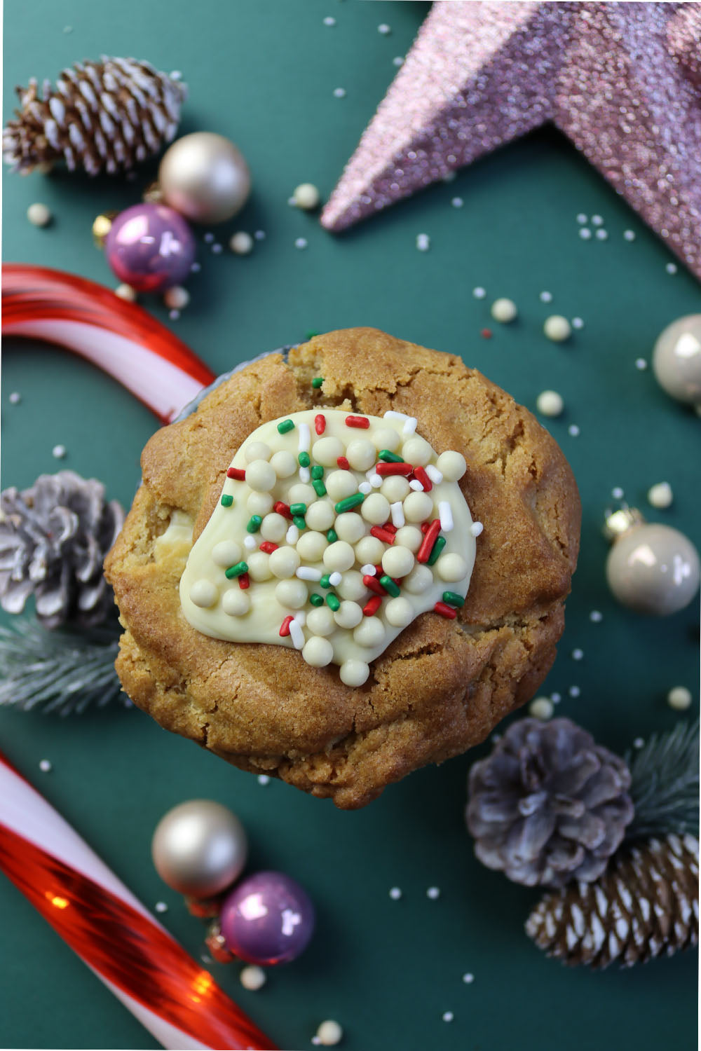 Christmas gift in white