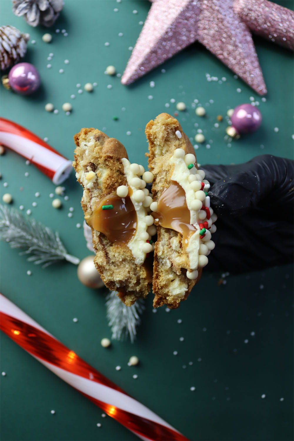 Christmas gift in white