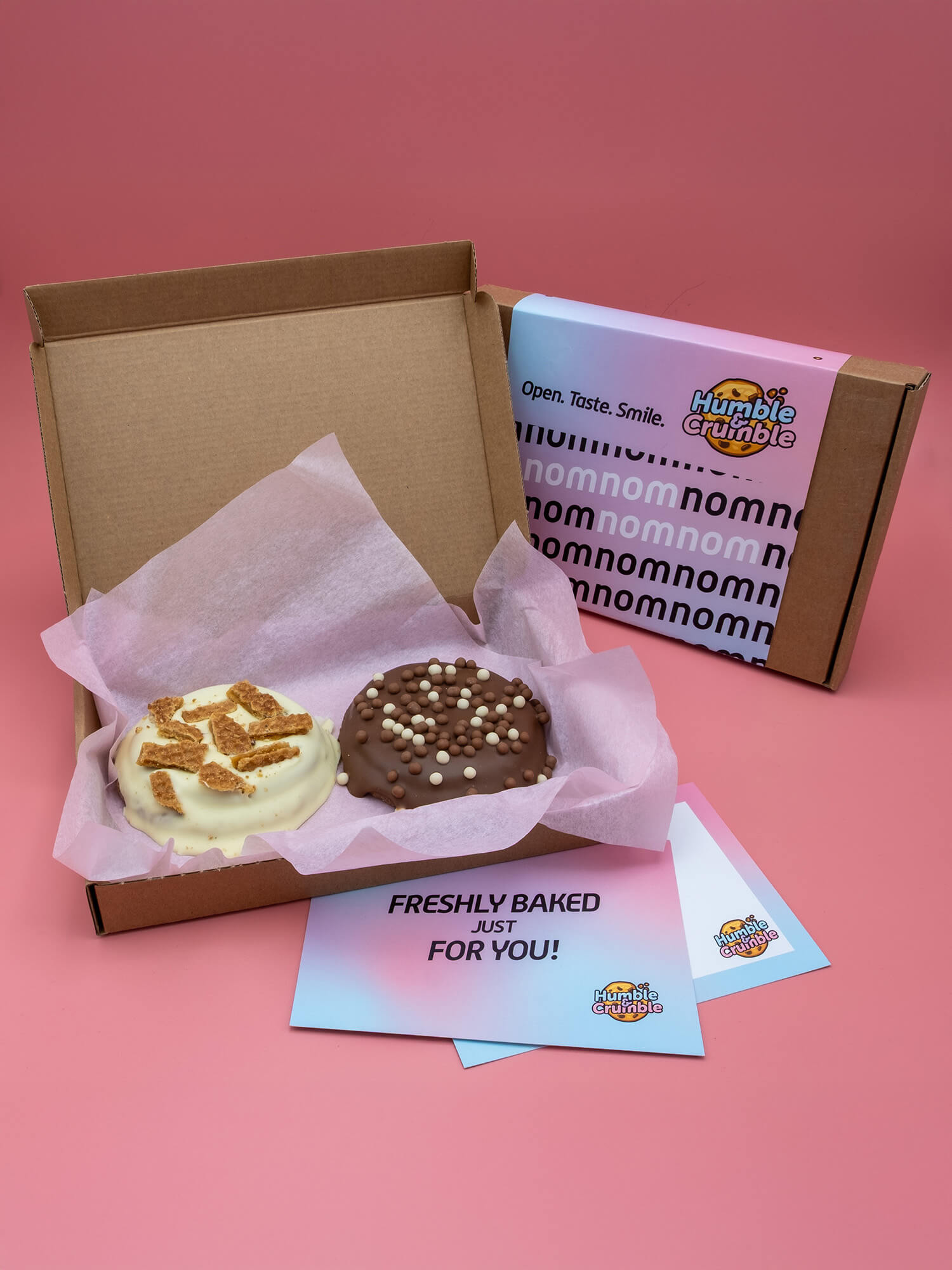 Humble &amp; Crumble brievenbus snaps stroopwafel